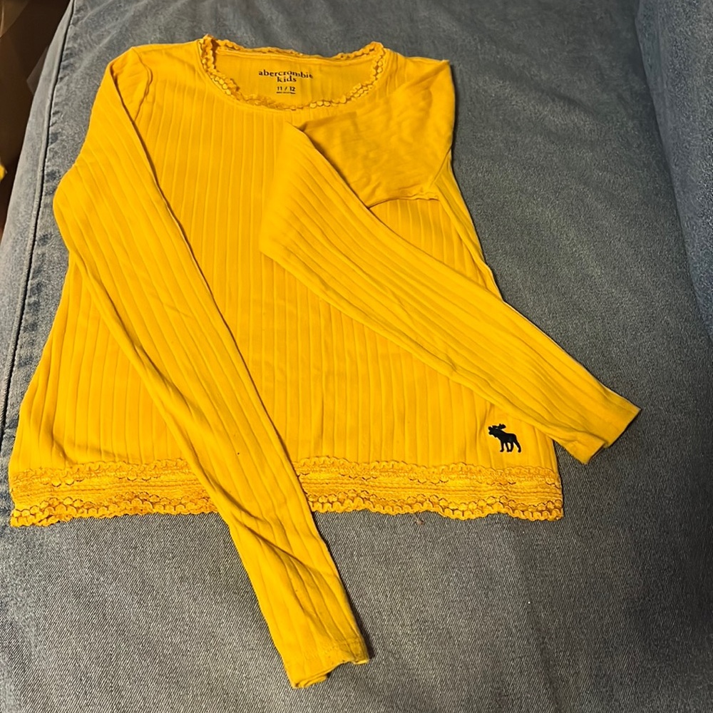 Abercrombie Yellow Shirt